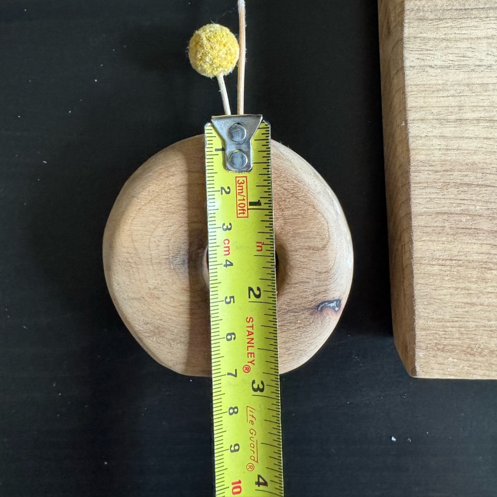 Handmade Wooden Vase and Holder Set - Picture 4 of 5